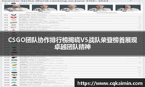 CSGO团队协作排行榜揭晓V5战队荣登榜首展现卓越团队精神